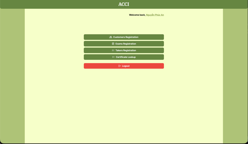 Retrospective: ACCI Exam System