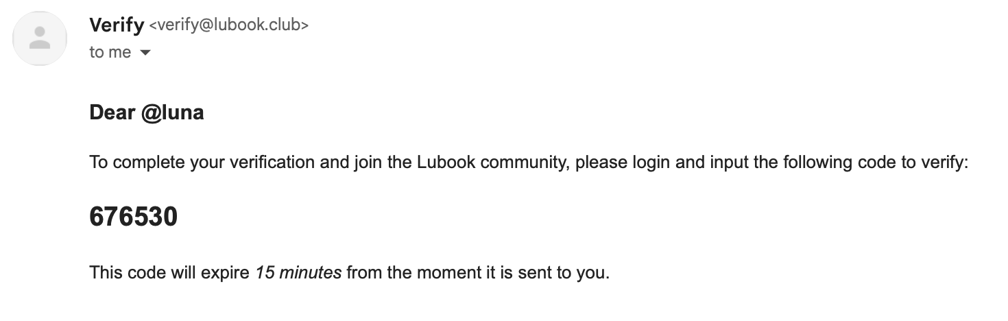 Setting up Authentication for Lubook